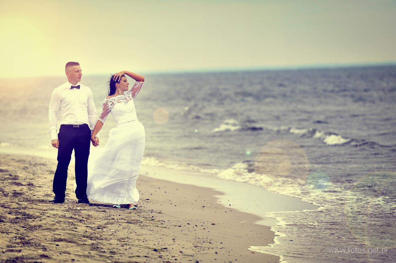 Sesja ślubna nad Morzem Bałtyckim